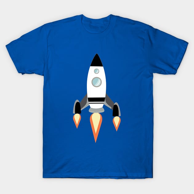 Retro starship T-Shirt by TTL